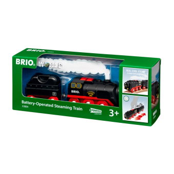 BRIO World - Batterie-Dampflok mit Wassertank