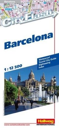 Hallwag City Flash Barcelona. Barcelone. Barcellona
