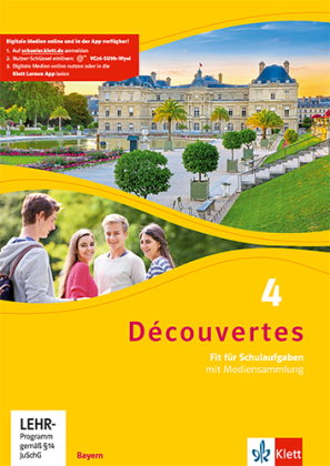 Découvertes 4. Ausgabe Bayern: Fit für Schulaufgaben. Arbeitsheft mit Lösungen und CD-ROM 4. Lernjah