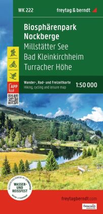 freytag & berndt Wanderkarte WK 222 Biosphärenpark Nockberge, Millstätter See - Bad Kleinkirchheim -