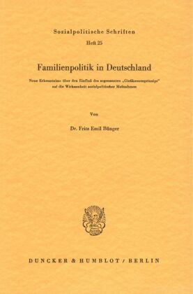 Familienpolitik in Deutschland.