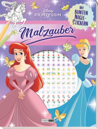 Disney Prinzessin: Malzauber - Mit bunten Nagelstickern!