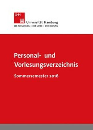 Universität Hamburg, Personal- und Vorlesungsverzeichnis