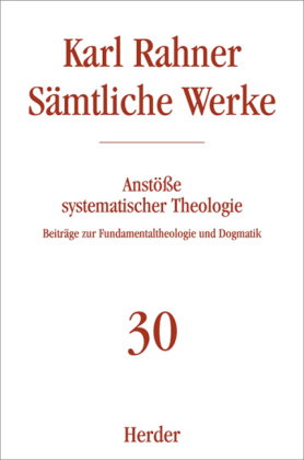 Karl Rahner Sämtliche Werke