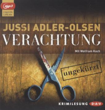 Verachtung. Der vierte Fall für Carl Mørck, Sonderdezernat Q, 2 Audio-CD, 2 MP3