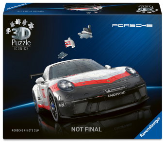 3D Puzzle Iconics: Porsche 911 GT3 Cup