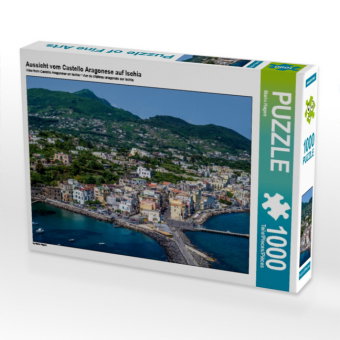 CALVENDO Puzzle Aussicht vom Castello Aragonese auf Ischia Ponte 1000 Teile Puzzle quer | 1000 Teile