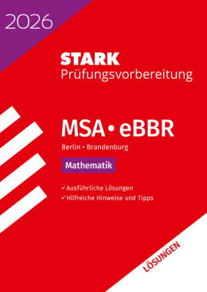 STARK Lösungen zu Mathematik - MSA/eBBR 2026 Berlin/Brandenburg - Prüfungsvorbereitung