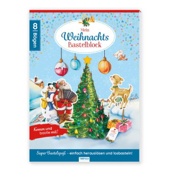 TRÖTSCH - Bastelblock Weihnachts-Bastelspaß | Ab 4 Jahren