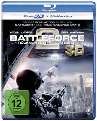 Battleforce 2 - Rückkehr der Alienkrieger 3D, 1 Blu-ray
