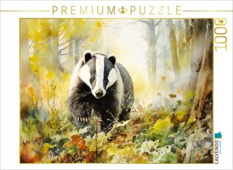CALVENDO Puzzle Ein Motiv aus dem Kalender "Zwölf Monate im Wald" | 1000 Teile Lege-Größe 64x48cm Fo
