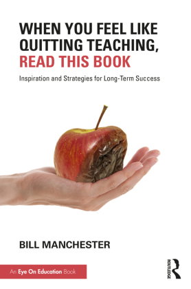 When You Feel Like Quitting Teaching, Read This Book