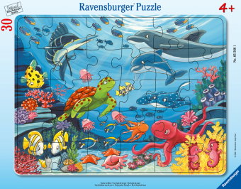 Kinderpuzzle 30 Teile - Unten im Meer