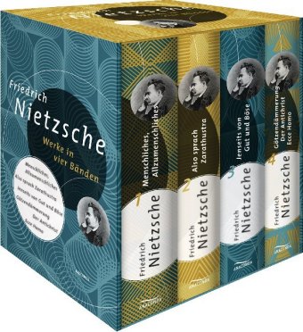 Friedrich Nietzsche, Werke in vier Bänden (Menschliches, Allzu Menschliches - Also sprach Zarathustr