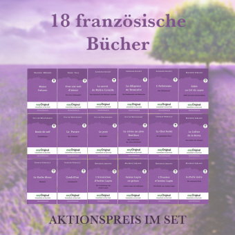 18 französische Bücher (Bücher + 18 Audio-CDs) - Lesemethode von Ilya Frank, m. 18 Audio-CD, m. 18 A
