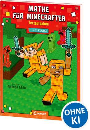 Mathe für Minecrafter - Textaufgaben 1. und 2. Klasse