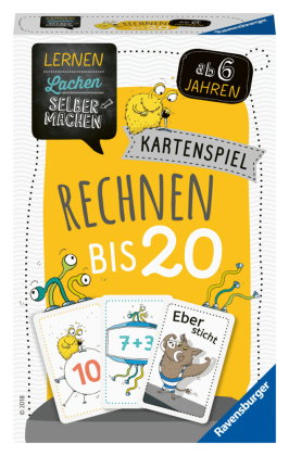 Ravensburger 80349 - Lernen Lachen Selbermachen: Rechnen bis 20, Kinderspiel für 1-5 Spieler, Lernsp