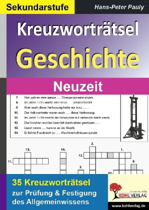 Kreuzworträtsel Geschichte / Neuzeit