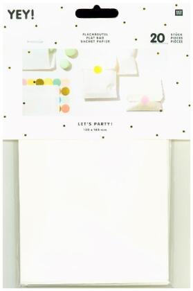 Flachbeutel weiß, klein, FSC MIX