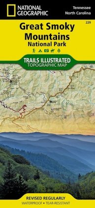 National Geographic Trails Illustrated Map Great Smoky Mountains National Park, Tennessee / North Ca