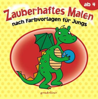 Zauberhaftes Malen nach Farbvorlagen für Jungs
