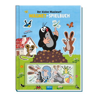 TRÖTSCH - Der kleine Maulwurf Magnet-Spielbuch Pappenbuch mit Magneten