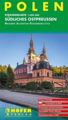 Höfer Straßenkarte Polen, Südliches Ostpreußen