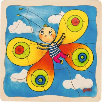Schichtenpuzzle Die Raupe