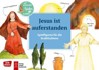 Jesus ist auferstanden. Erzählschienen-Figurenset, m. 1 Beilage