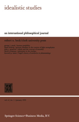 Idealistic Studies, m. 3 Buch