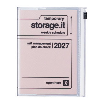 Mark's 2026/2027 Diary A6 Storage.it, Pink