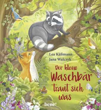 Der kleine Waschbär traut sich was