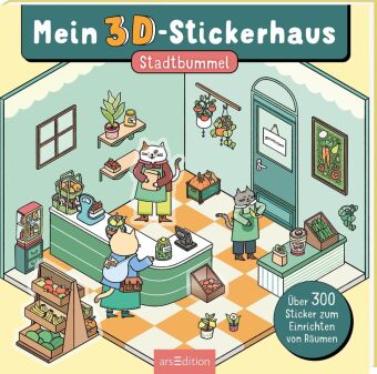 Mein 3D-Stickerhaus - Cozy Stadtbummel