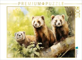 CALVENDO Puzzle Ein Motiv aus dem Kalender "Zwölf Monate im Wald" | 1000 Teile Lege-Größe 64x48cm Fo