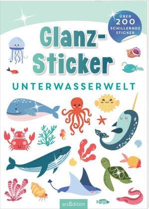 Glanz-Sticker - Unterwasserwelt