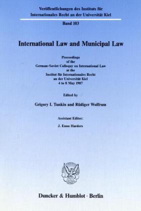 International Law and Municipal Law.
