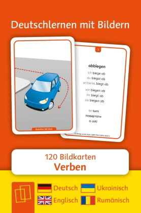 Verben: Set 1 - Deutsch, Englisch, Ukrainisch und Rumänisch