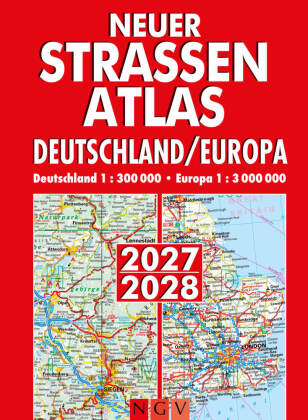 Neuer Straßenatlas Deutschland/Europa 2027/2028