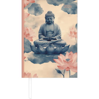 Alpha Edition - Buchkalender Style Zen A5 2026 - Büro- & Cheftimer A5 (ca. 15×21 cm) 1 Tag/Seite mit