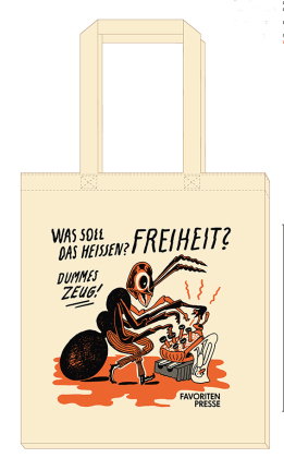 Künstlertasche "Aus dem Tagebuch einer Ameise"