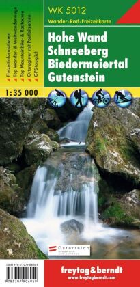 freytag & berndt Wanderkarte WK 5012 Hohe Wand - Schneeberg - Biedermeiertal - Gutenstein 1:35.000