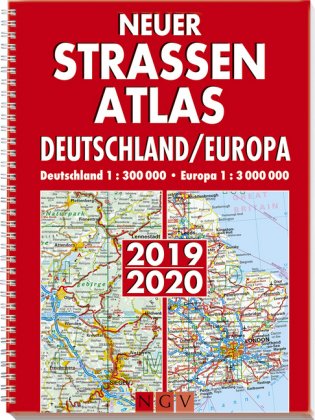 Neuer Straßenatlas Deutschland/Europa 2019/2020