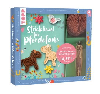 Kreativ-Set Strickliesel für Pferdefans