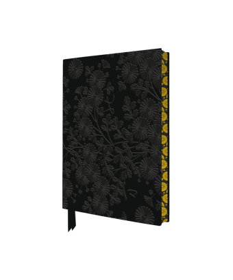 Exquisit Premium Notizbuch DIN A6: Uematsu Hobi, Box mit Chrysanthemen verziert