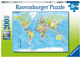 Kinderpuzzle 200 XXL Teile - Die Welt