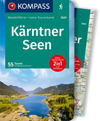 KOMPASS Wanderführer Kärntner Seen, 55 Touren mit Extra-Tourenkarte