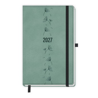 TRÖTSCH - Taschenkalender A6 Soft Touch Premium Aquamarin 2027