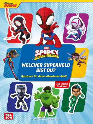 MARVEL Spidey und seine Super-Freunde: Welcher Superheld bist du? Quizbuch für deine Abenteuer-Welt