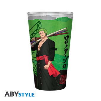 ONE PIECE - Large Glass - - Zoro - box