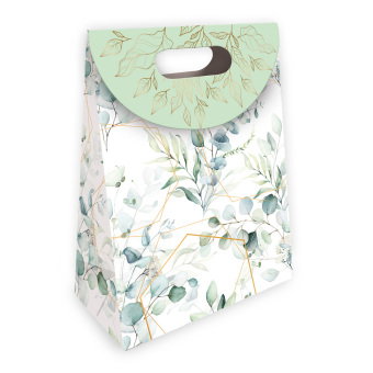 TRÖTSCH - Geschenktasche mit Verschluss medium Gardendream